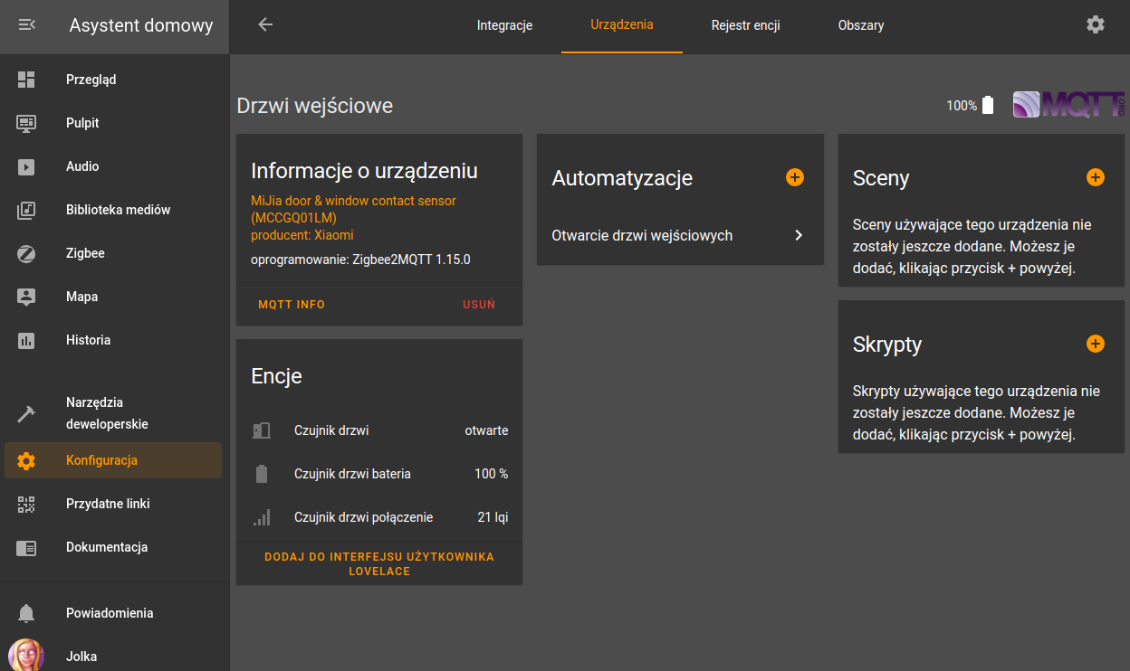 Zigbee integracja